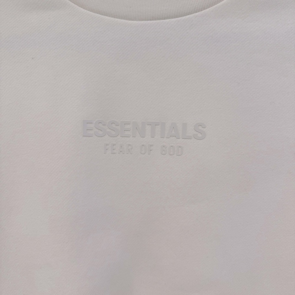 Fear Of God Essentials Cloud Dancer Crew Neck Sweatshirt Men’s L NWT - Picture 6 of 9